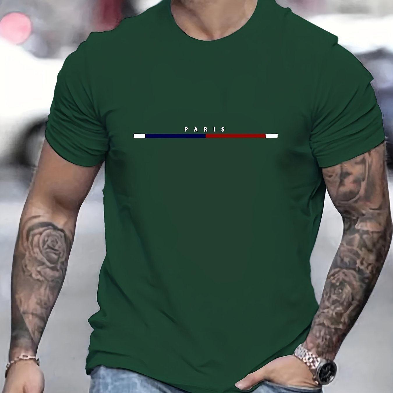 Men’s Cotton T-Shirt – Fashion Personality Graphic Tee Men's Fashion Personality Cotton T-shirt | Ectron Online