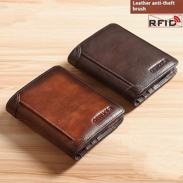 Ultra-Thin Genuine Leather Wallet