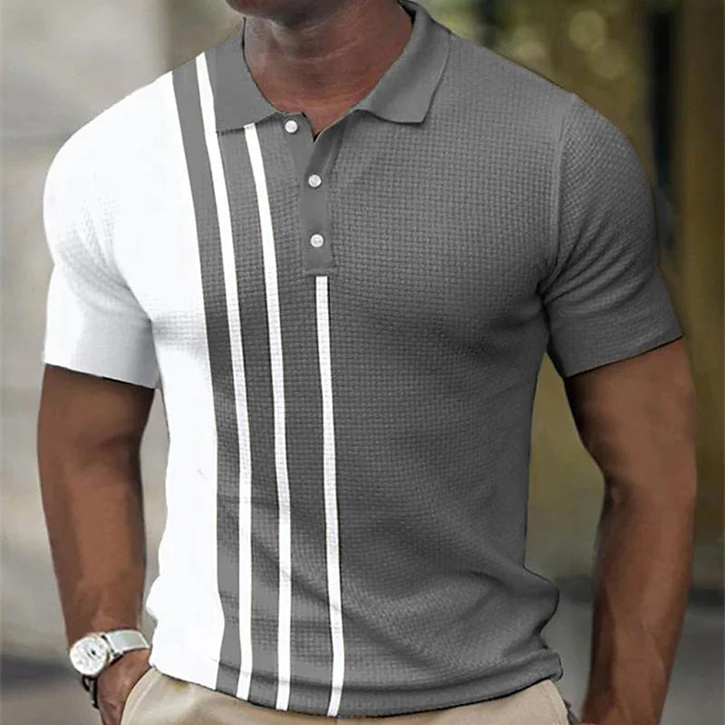 Men’s Summer Golf Shirt – European & American Style Polo Summer European And American Golf Shirt | Ectron Online