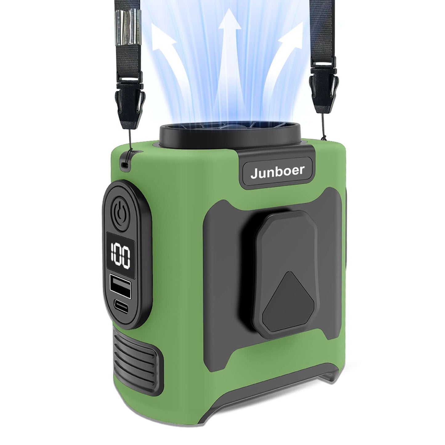 16,000 RPM Portable Waist Fan 16, 000 Rpm 10000mAh Portable Waist Fan, | Ectron Online