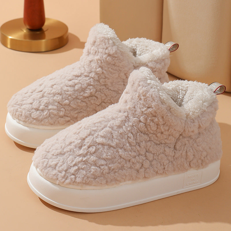 Thickened Fleece-lined Cotton Shoes – Winter Indoor & Outdoor Thickened Fleece-lined Winter Cotton Sho | Ectron Online