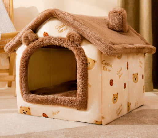 Cozy Pet Cave | Winter Pet Shelter Pet Nest | Ectron Online