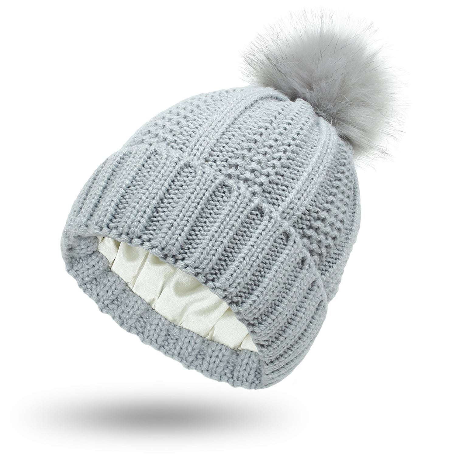 Winter Knitted Beanie Hat for Women Winter Knitted Hats Fashion Stretchy Lin | Ectron Online