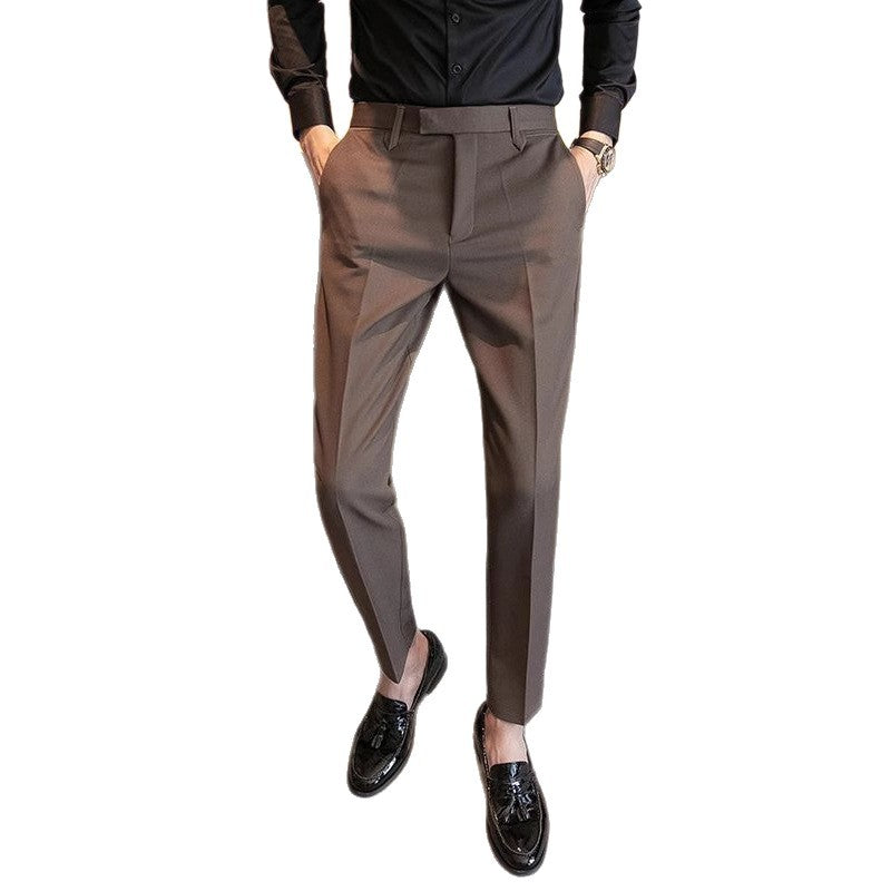 Men's British-Style Dapper Dress Pants