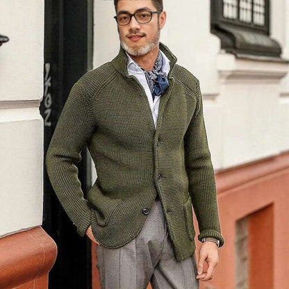 casual long sleeve knitted coat