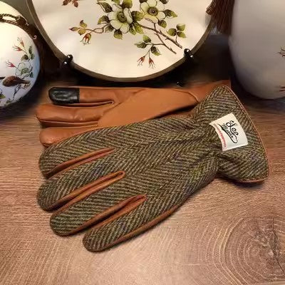 Motorcycle Leather Gloves Cold Protection In Winter Fleece-lined W | Ectron Online