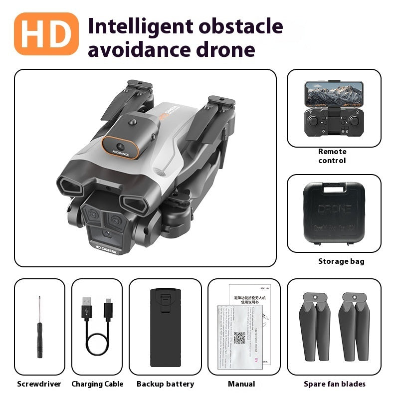 UAV Three-side Obstacle Avoidance Remote Control HD Aerial Photography Four-axis