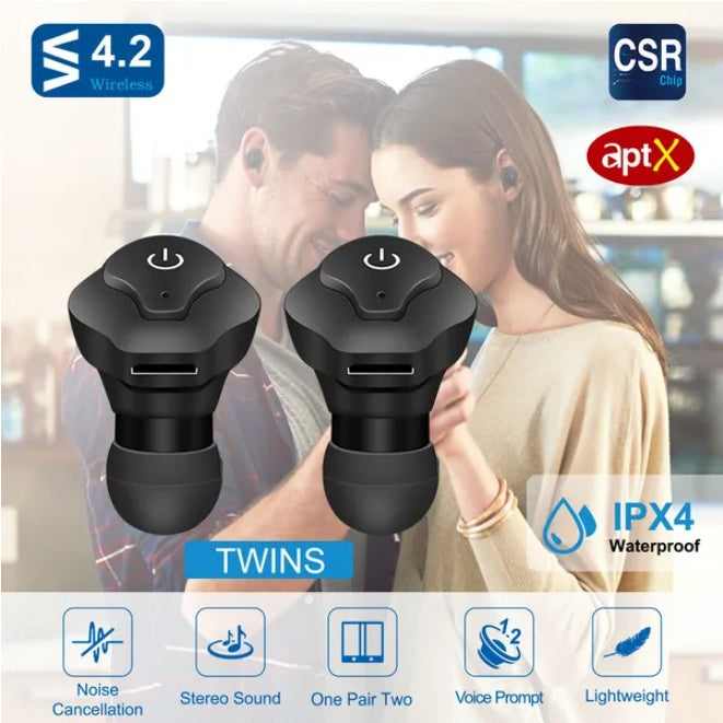 In-Ear Stereo Headphones | IP44 Waterproof Sweatproof Earbuds