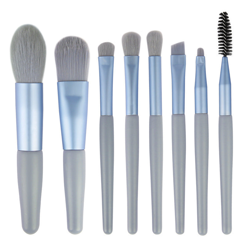 Morandi 8-Piece Makeup Brush Set Makeup Tool Morandi 8-Pack Makeup Brush | Ectron Online