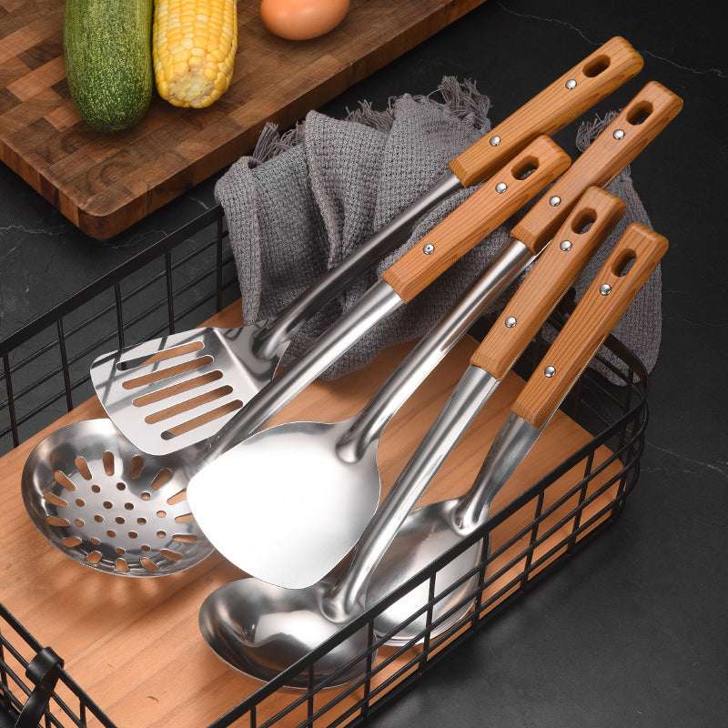 Stainless Steel Stir-Fry Utensil Set
