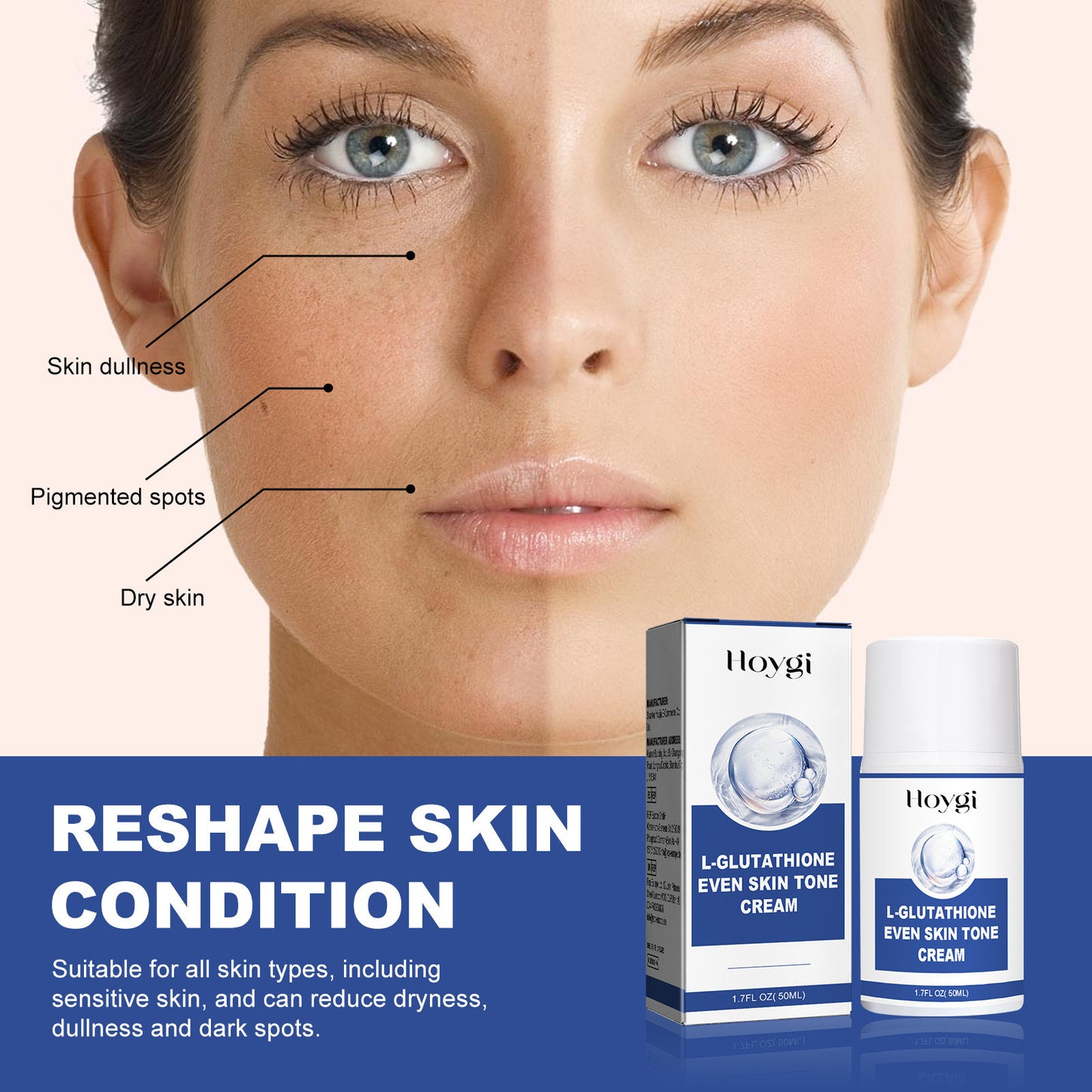 Nourishing And Hydrating Fading Wrinkle Brightening And Firming Skin Cream