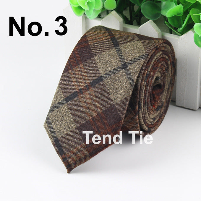 Men's Tie New Ultra-narrow Wool Elegant Atmosphere