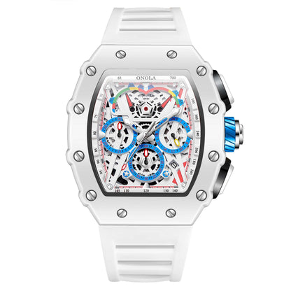 Men's Multifunctional Quartz Watch Multifunctional Fashion Waterproof Quart | Ectron Online
