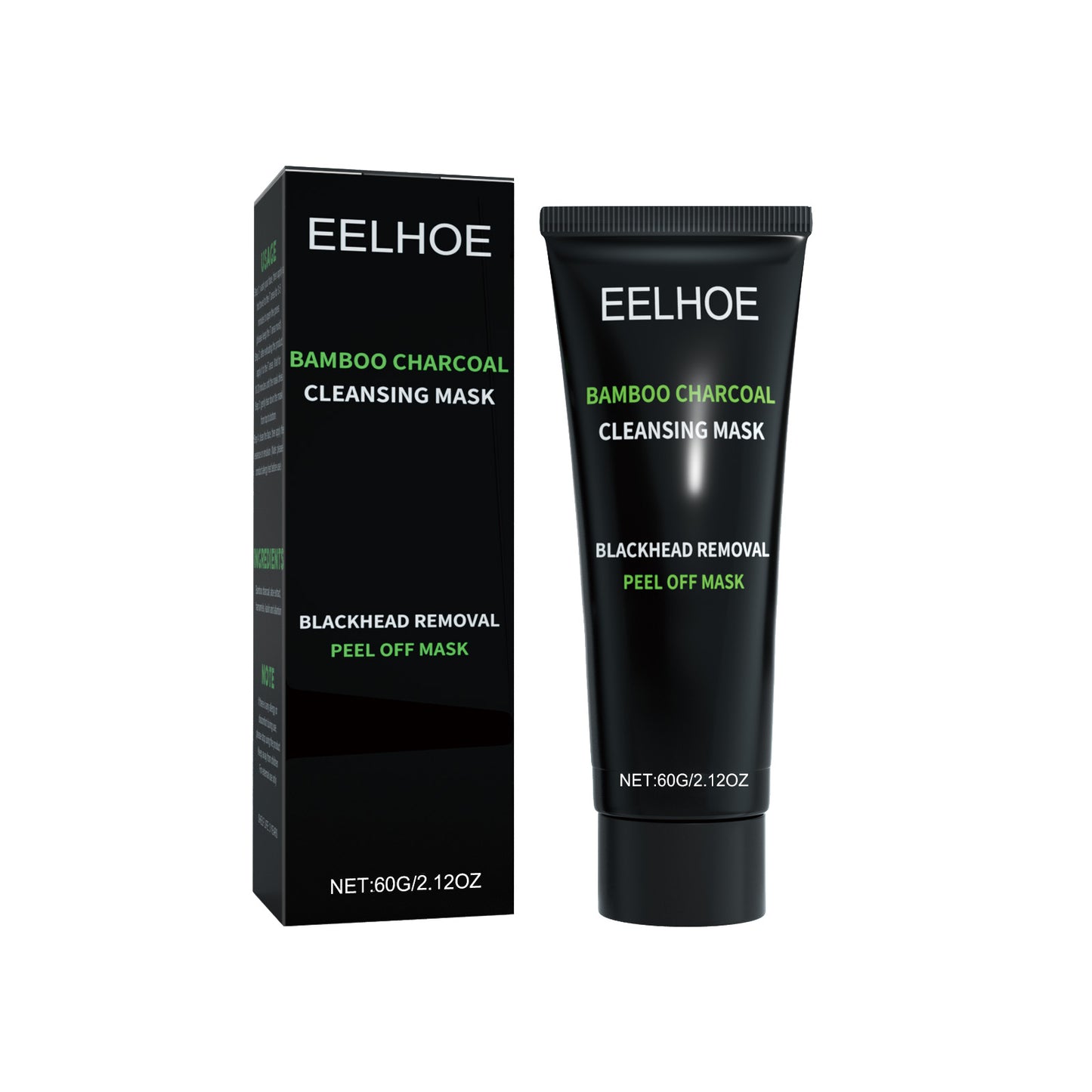 EELHOE Bamboo Charcoal Peel-Off Mask - Deep Pore & T-Zone Oil Control