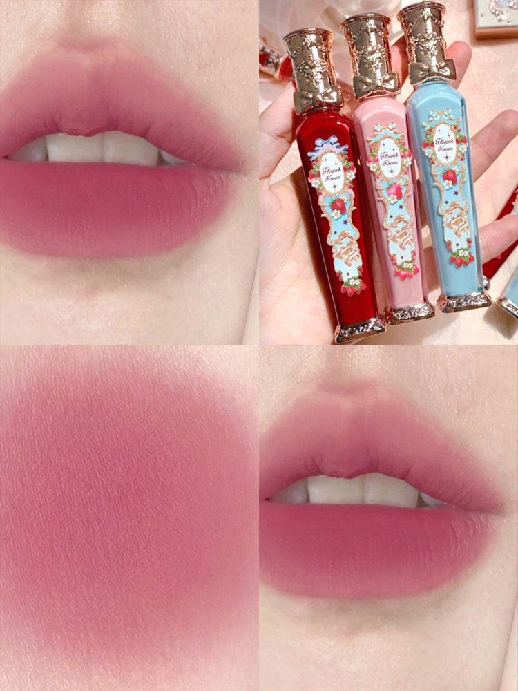 Strawberry Rococo Blush Velvet Matte Lip Glaze Flower Knows Strawberry Rococo Series Em | Ectron Online