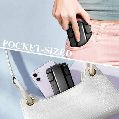 Foldable Desktop Phone & Tablet Stand - Adjustable Height Holder Cell Phone Stand Desktop Holder Tablet S | Ectron Online