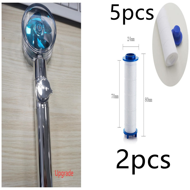 Turbo Propeller Shower Head with Water Saving & High Pressure Flow New Turbo Propeller Shower Head Water | Ectron Online