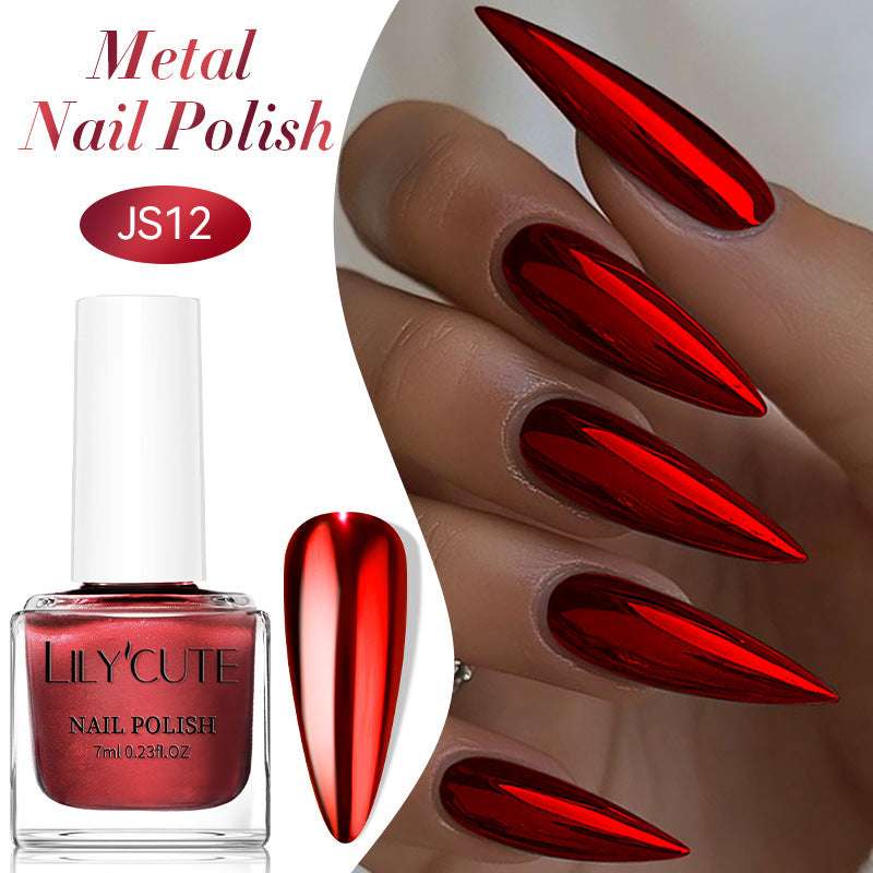 Quick-Dry Metallic Mirror Nail Polish Quick-dry Metallic Mirror Nail Polish, N | Ectron Online