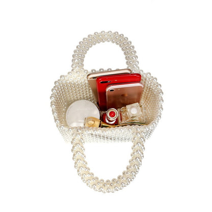 Pearl Bag European And American Style All-match Lady Handbag Bag Fashion Beads