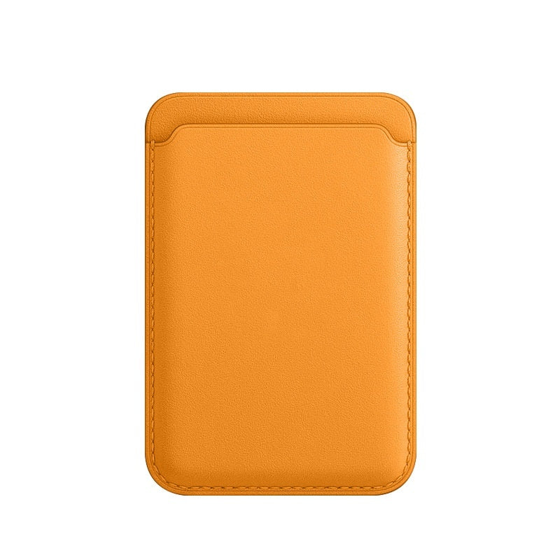 Luxury Magnetic Leather Card Holder for MagSafe For Magsafe Magnetic Luxury Leather Card Holder Wallet Case For 14 Pro Max 13 12 Phone Bag Adsorption Accessories Cover | Ectron Online