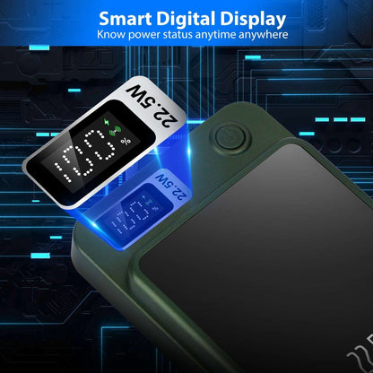 10000mAh MagSafe Power Bank | PD 20W Fast Wireless Magnetic Charger 1Pc 2 In 1 Magnetic Wireless Power Bank | Ectron Online