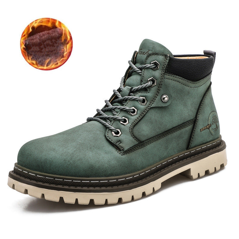 Large Size Men’s Martin Boots – British Style Leather Boots Large Size Martin Boots Men's Leather Br | Ectron Online