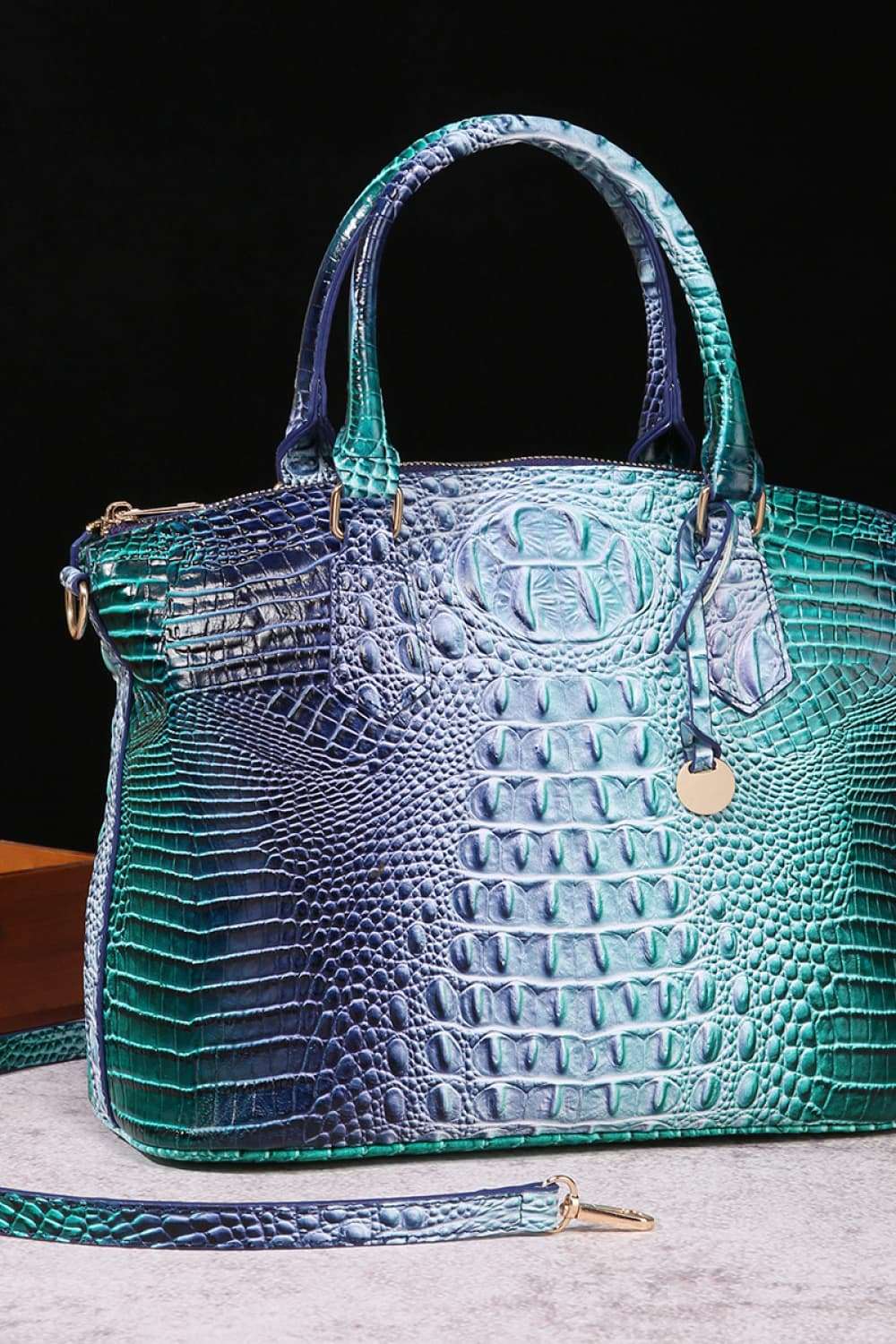 Gradient PU Leather Handbag Handbag | Ectron Online