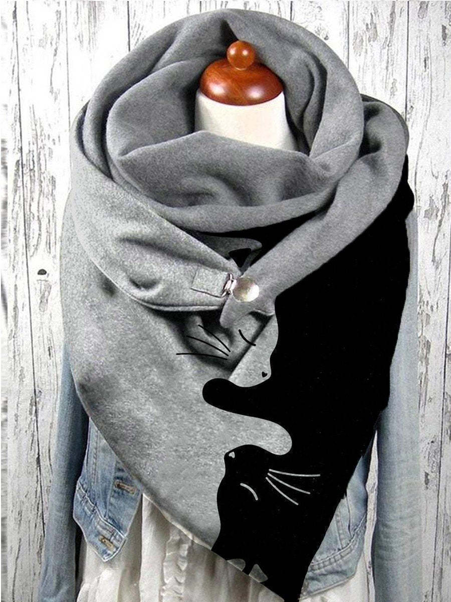 Women's Fashion Leisure Warm Clip Scarf