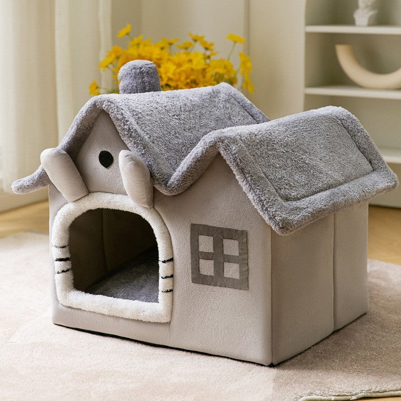 Cozy Pet Cave | Winter Pet Shelter Pet Nest | Ectron Online