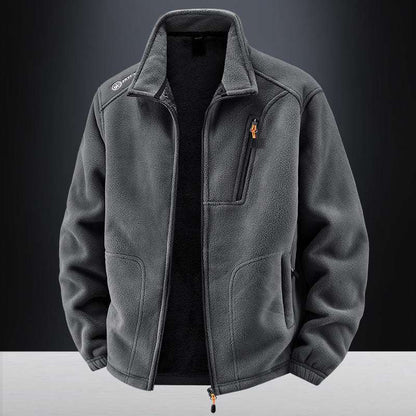 men's warm padded jacket with velvet lining