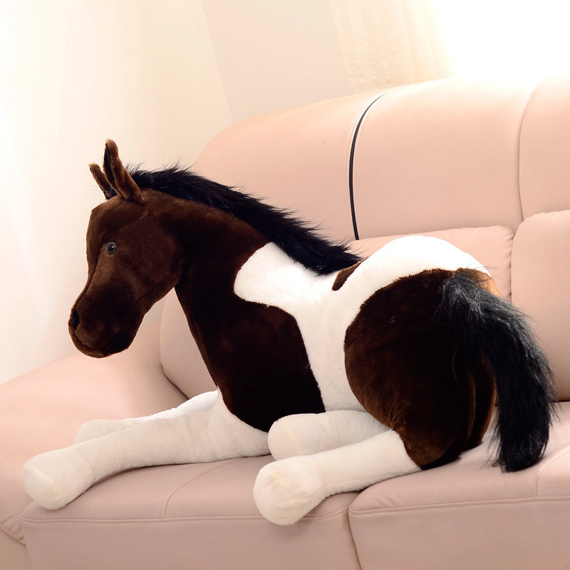 Children's plush toy horse doll