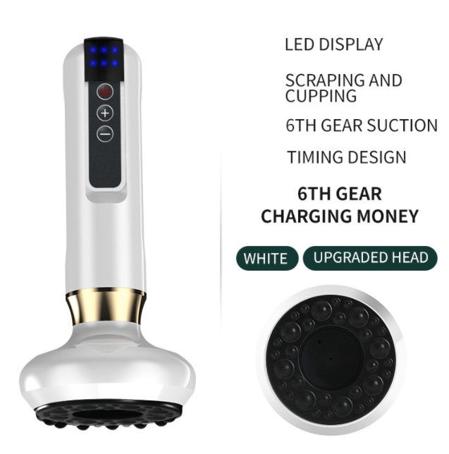 Electric Cupping Massager Electric Vacuum Cupping Massager For Body Anti-Cellulite Suction Cup Gua Sha Massage Body Cups Guasha Fat Burning Slimming Jars | Ectron Online