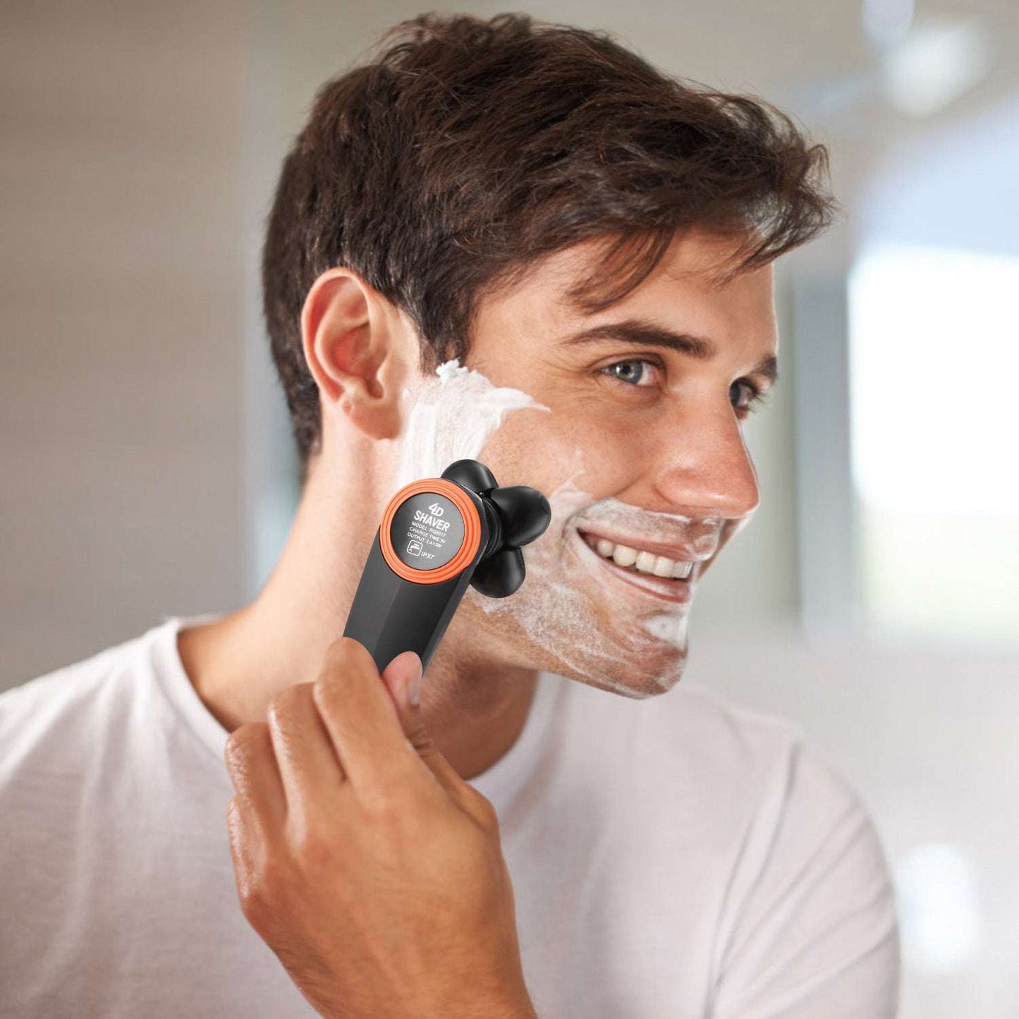 4D 5-Head Electric Shaver - IPX7 Waterproof Wet & Dry Rotary Razor 4D Electric Shavers Razor IPX7 Waterproo | Ectron Online