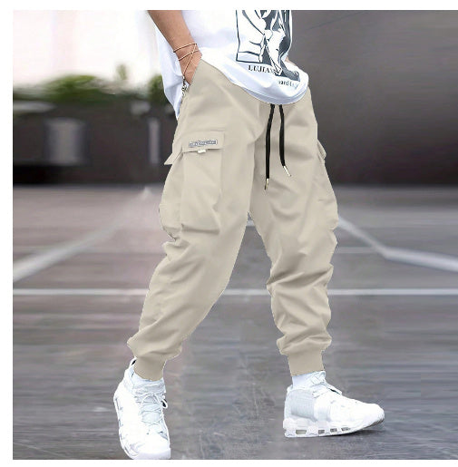 Casual Cargo Pants for Men - Streetwear & Sports Multi-pocket Cargo Pants Men's Casual Hi | Ectron Online