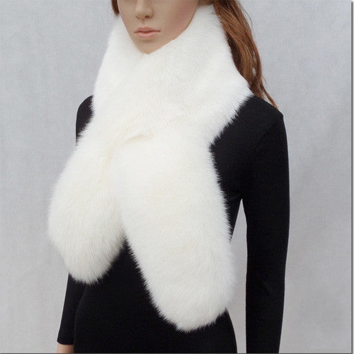 Faux Fur Rabbit Fox Collar Shawl Faux Fur Rabbit Fox Collar Shawl | Ectron Online