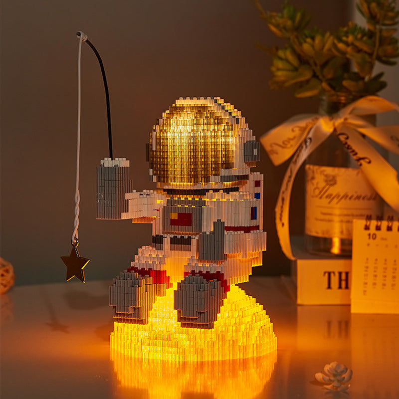 Astronaut Building Block Set Micro Particles Lego Toy Building Blocks Astronaut Boys And Girls Series Astronaut Educational Toys | Ectron Online