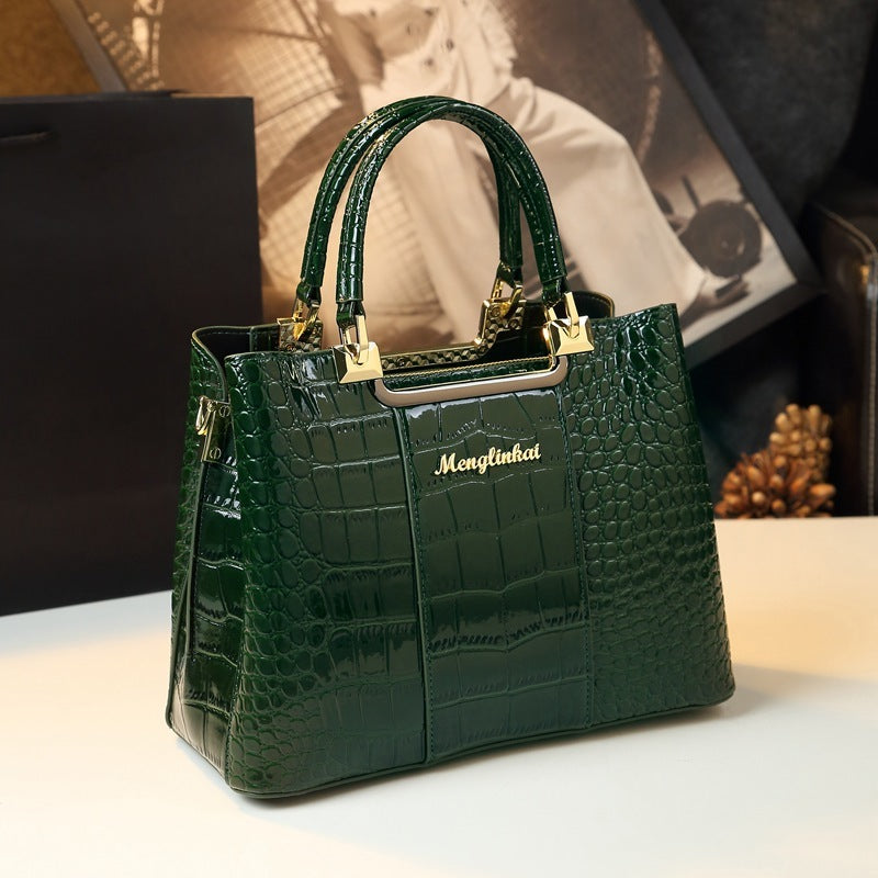 Fashion Print Light Luxury Handbag - Atmospheric Style Fashion Print Atmospheric Light Luxury H | Ectron Online