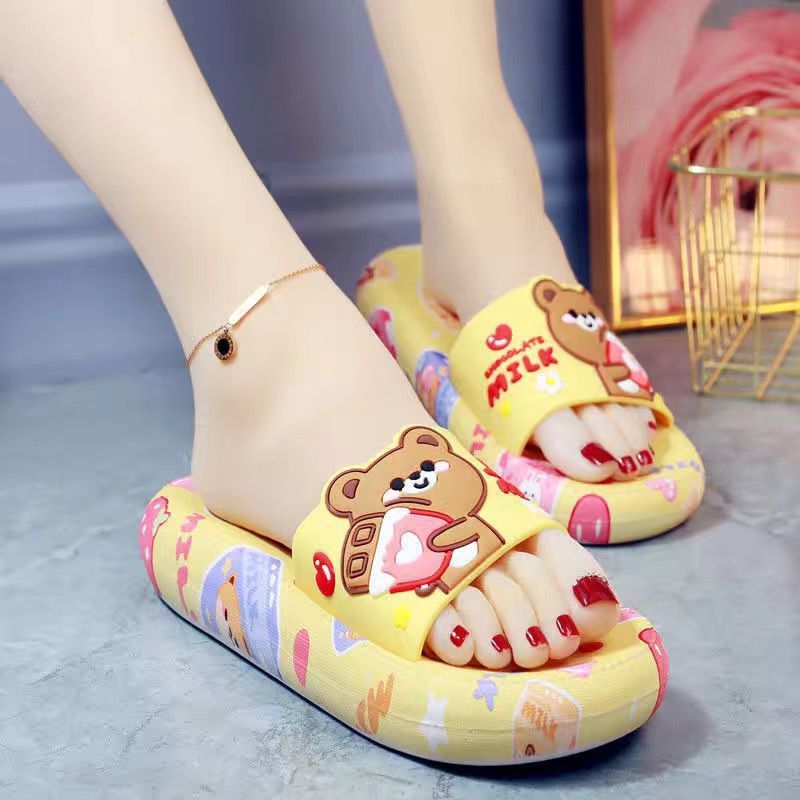 Cartoon Thick Flip-flops Home Indoor Non-slip Soft Bottom Cartoon Thick Flip-flops Home Indoor Non | Ectron Online