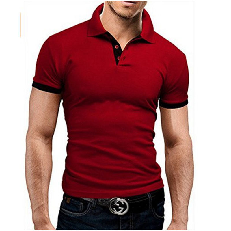 Men’s Stand Collar Polo Shirt – Business Casual Short Sleeve Men's Stand Collar Short Sleeve Polo Shi | Ectron Online