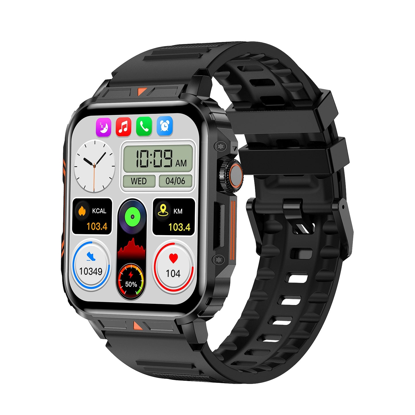 L81 Outdoor Sports Smartwatch - Big Battery & Bluetooth Call - Waterproof