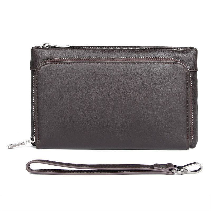 New Business Clutch Bag | Large Leather New Leather Clutch Bag Large Business | Ectron Online