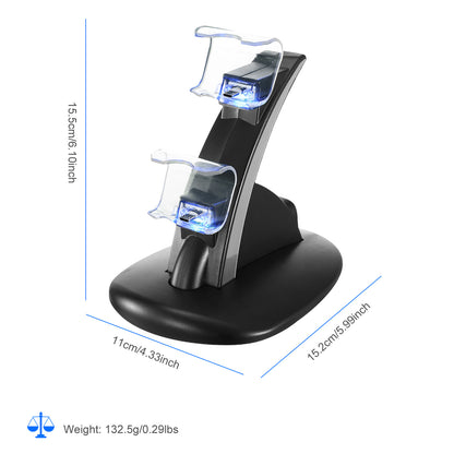 Dual PS4 Controller Charging Dock | Fast Charger for PS4 Pro & Slim Charging Dock Station Dual Micro USB Cha | Ectron Online