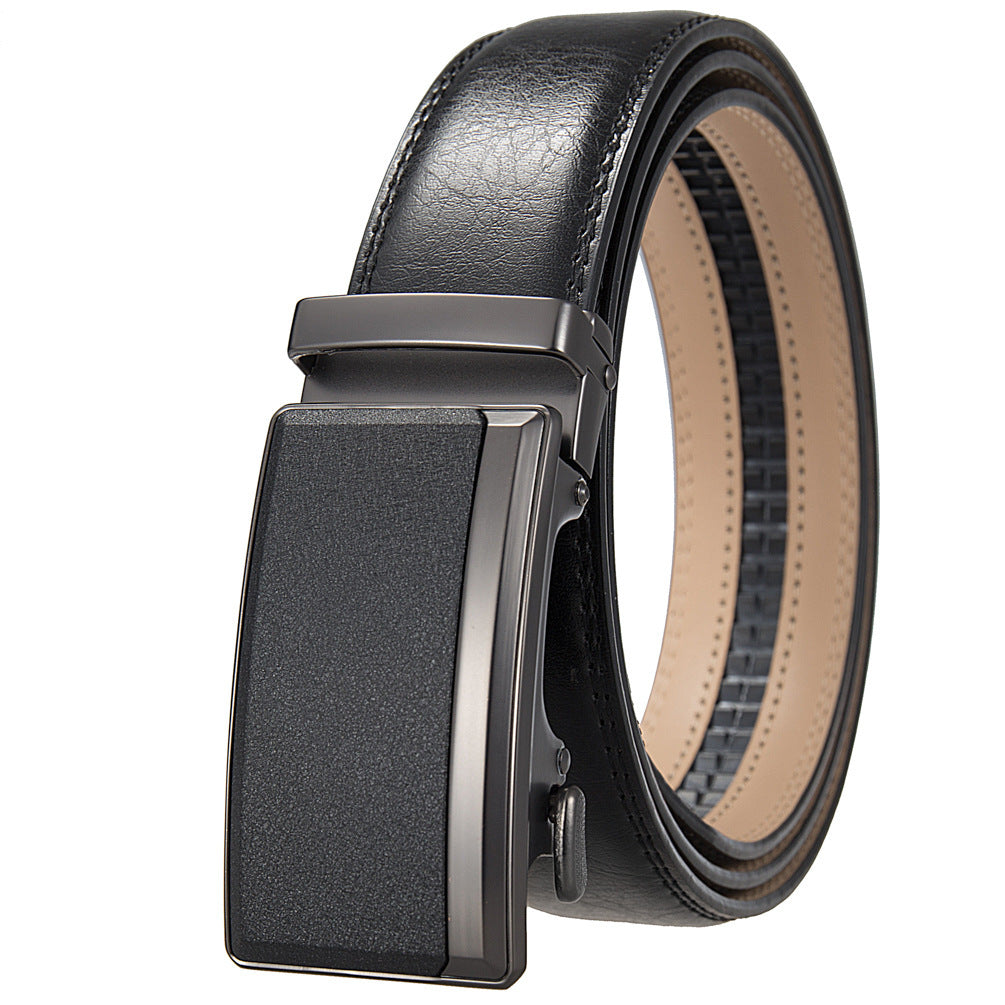 Men's Leather Belt - Business - Split Leather Men's Belts | Ectron Online