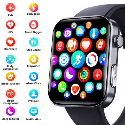 Bluetooth Call Smart Watch - 24/7 Health & Fitness Tracker Smart Watch For Men Women Healthy Mornit | Ectron Online