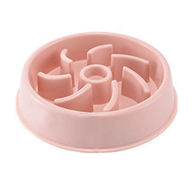 Plastic Choke Prevention Slow Feeder Bowl for Dogs & Cats Plastic Pet Dogs And Cats Choke Preventi | Ectron Online