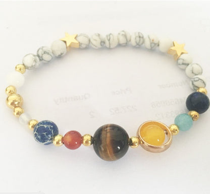 Universe Galaxy Eight Planets Solar Bracelet Brecelets | Ectron Online