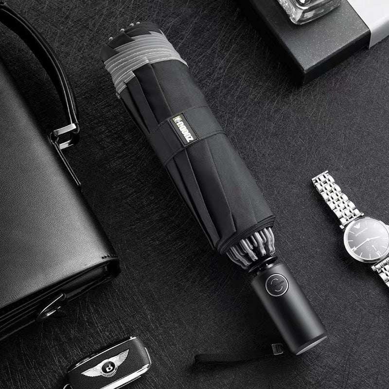 LED Flashlight Lighting Rain and Sunshine Folding Umbrella LED Flashlight Lighting Rain and Sunshin | Ectron Online