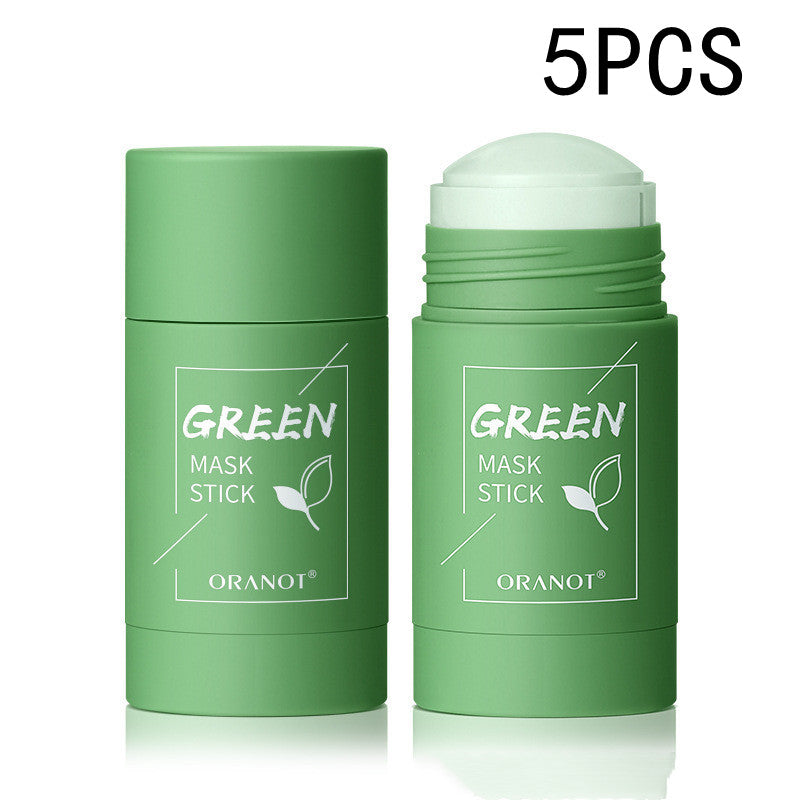 Green Tea Solid Mud Mask Stick - Deep Moisturizing & Pore Purifying