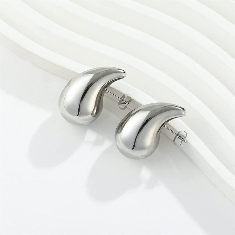 Metal Water Drop Earrings: A Touch of Niche Luxury Earrings | Ectron Online