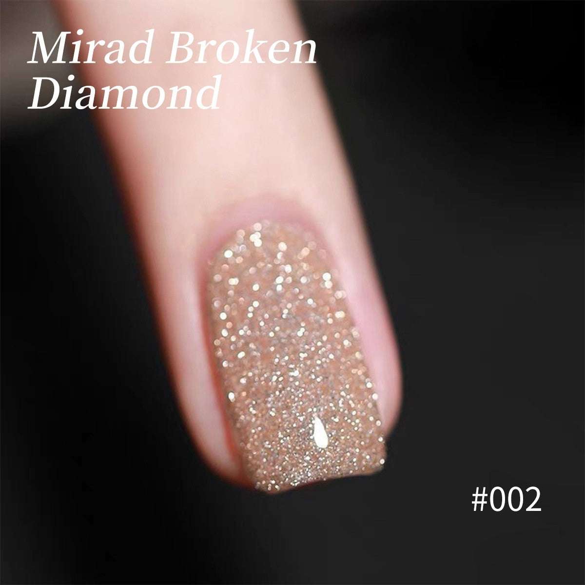 Flashy Reflective Nightclub-style Glitter Nail Gel